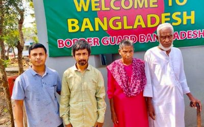 আখাউড়া সীমান্ত দিয়ে নিঁখোজ দুই বাংলাদেশি ফিরলেন ভারত থেকে