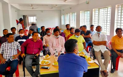 আখাউড়ায় সাংবাদিকদের সাথে নতুন ওসির মতবিনিময়