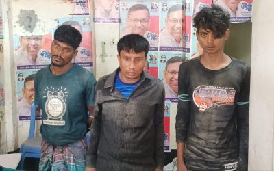 আখাউড়ায় ৩ অটোরিকশা চোর কে গণধোলাই দিয়ে পুলিশে সোপর্দ