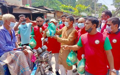 আখাউড়ায় চলার পথে ৪০০ রিকশাচালকের ঈদ আনন্দে ‘স্বপ্নতরী’