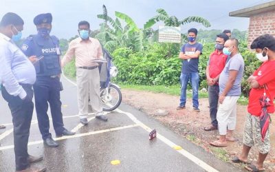 আখাউড়ায় লকডাউন না মানায় জরিমানা ও কারাদন্ড