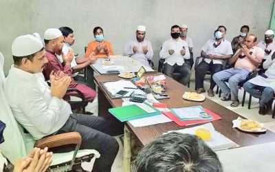 জেলা প্রশাসকের সুস্থতা কামনায় আখাউড়া পৌরসভায় মিলাদ মাহফিল