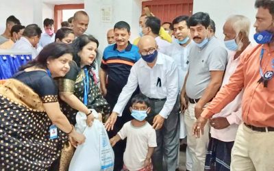 আখাউড়া রেলওয়ে স্কুলে আলোচনা সভা ও খাদ্য সামগ্রী বিতরণ