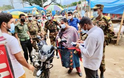 ব্রাহ্মণবাড়িয়ায় লকডাউনে-২১৩২জনকে ১০লাখ ৬১হাজার টাকা জরিমানা