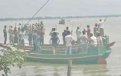 ব্রাহ্মণবাড়িয়ায় নৌকায় মহড়া দিয়ে দুই গ্রামের সংঘর্ষ