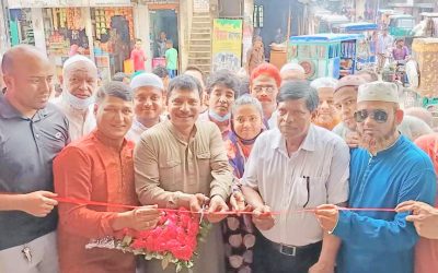 আখাউড়ায় মায়াবী শপিং কমপ্লেক্সের উদ্বোধন  করলেন পৌর মেয়র
