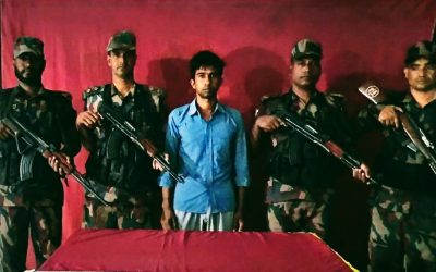 আখাউড়া সীমান্ত দিয়ে ভারতে যাওয়ার সময় যুবক আটক