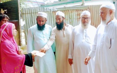 হোসাইনের পরিবারকে আর্থিক সহযোগিতা করলেন হেফাজত