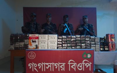 আখাউড়ায় বিজিবির অভিযানে কোটি টাকার ভারতীয় পণ্য উদ্ধার