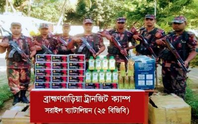 ব্রাহ্মণবাড়িয়ায় ৪৩ লাখ টাকার ভারতীয় মোবাইল ফোনের ডিসপ্লে জব্দ