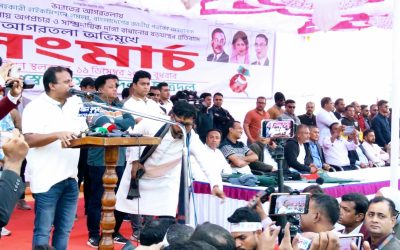 সার্বভৌম প্রশ্নে এদেশের মানুষ ঝুকি নিতে রাজি লং মার্চ থেকে-বিএনপি