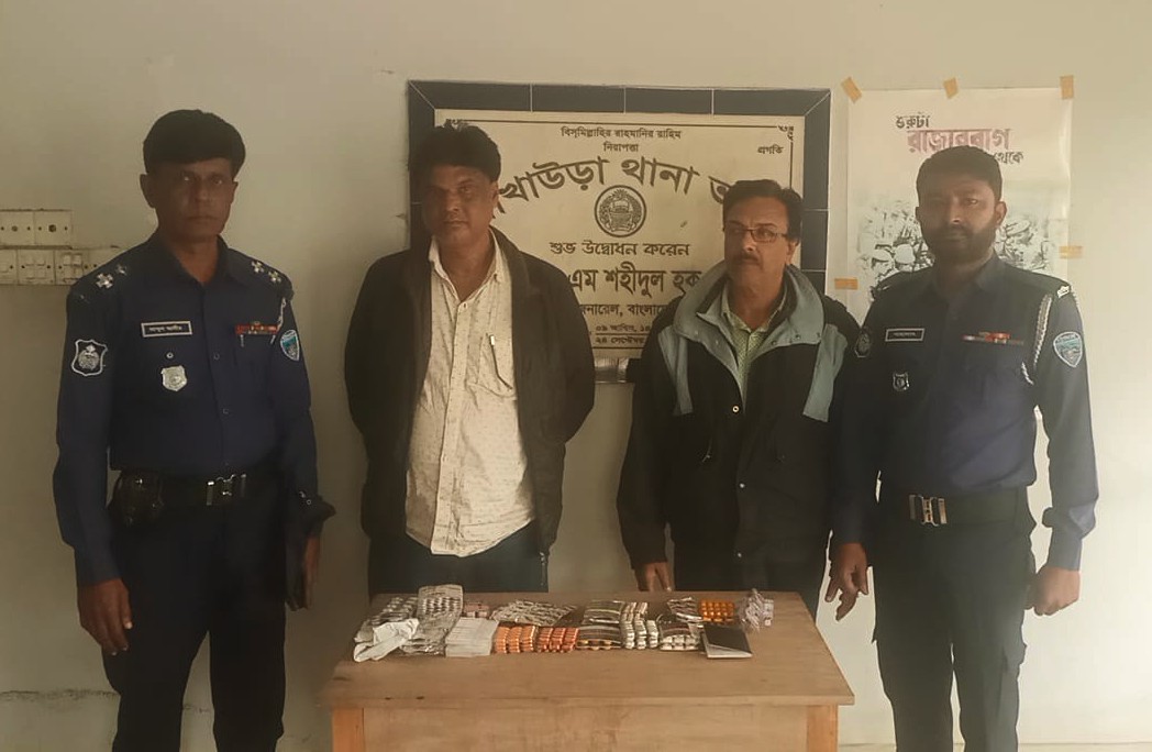 শুল্ক ফাঁকি দিয়ে ঔষধ এনে দুই ভারতীয় নাগরিক গ্রেফতার