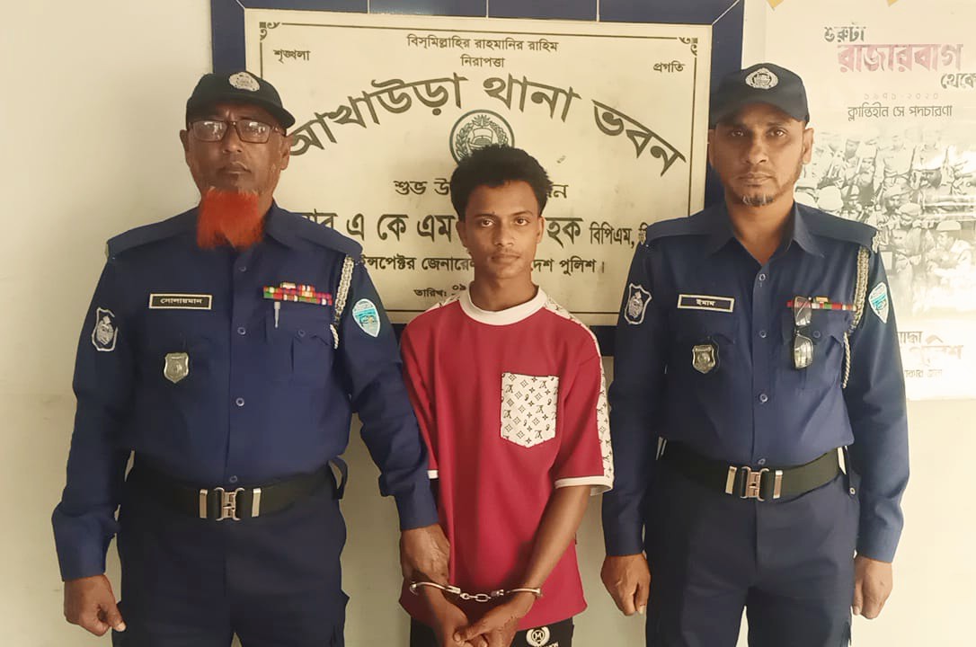 আখাউড়ায় কিশোরী উদ্ধার, অপহরণকারী যুবক গ্রেফতার