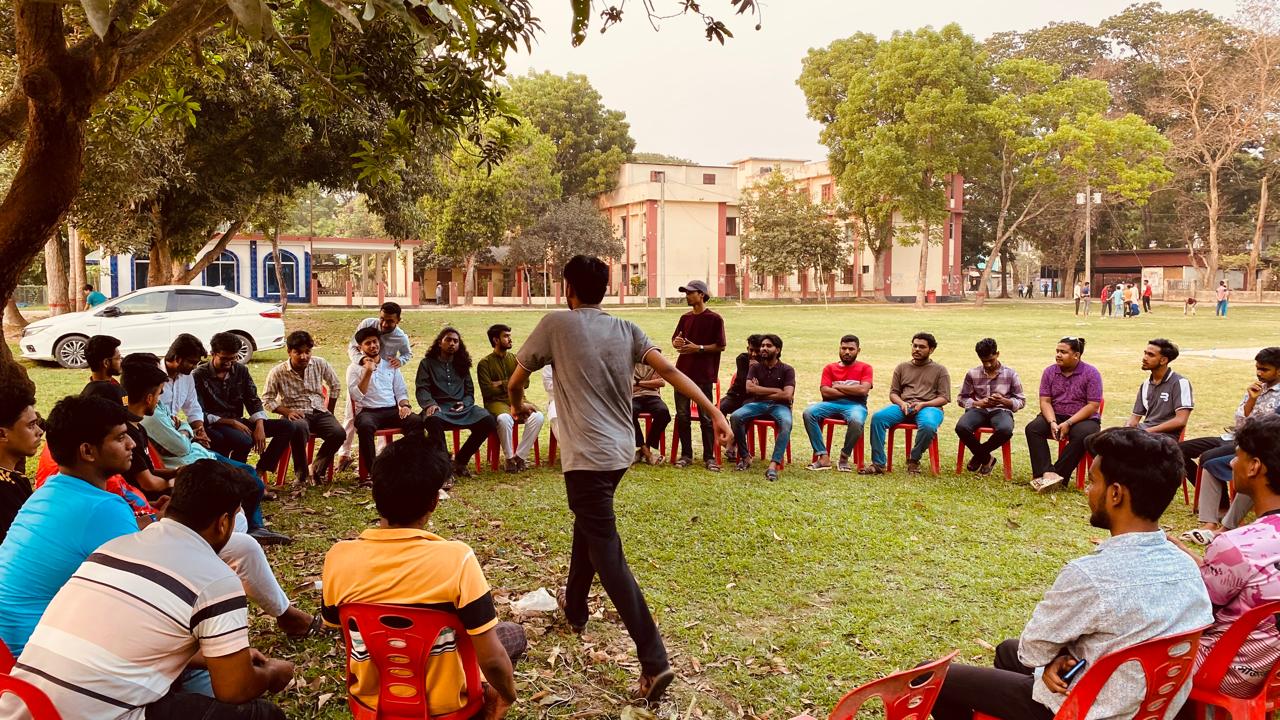 আখাউড়ায় গনতান্ত্রিক ছাত্র সংসদের আলোচনা সভা।