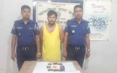 আখাউড়ায় ইয়াবাসহ যুবক গ্রেফতার