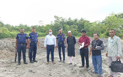 আখাউড়ায় জলধার ভরাট ভ্রাম্যমান আদালতে অর্থদণ্ড
